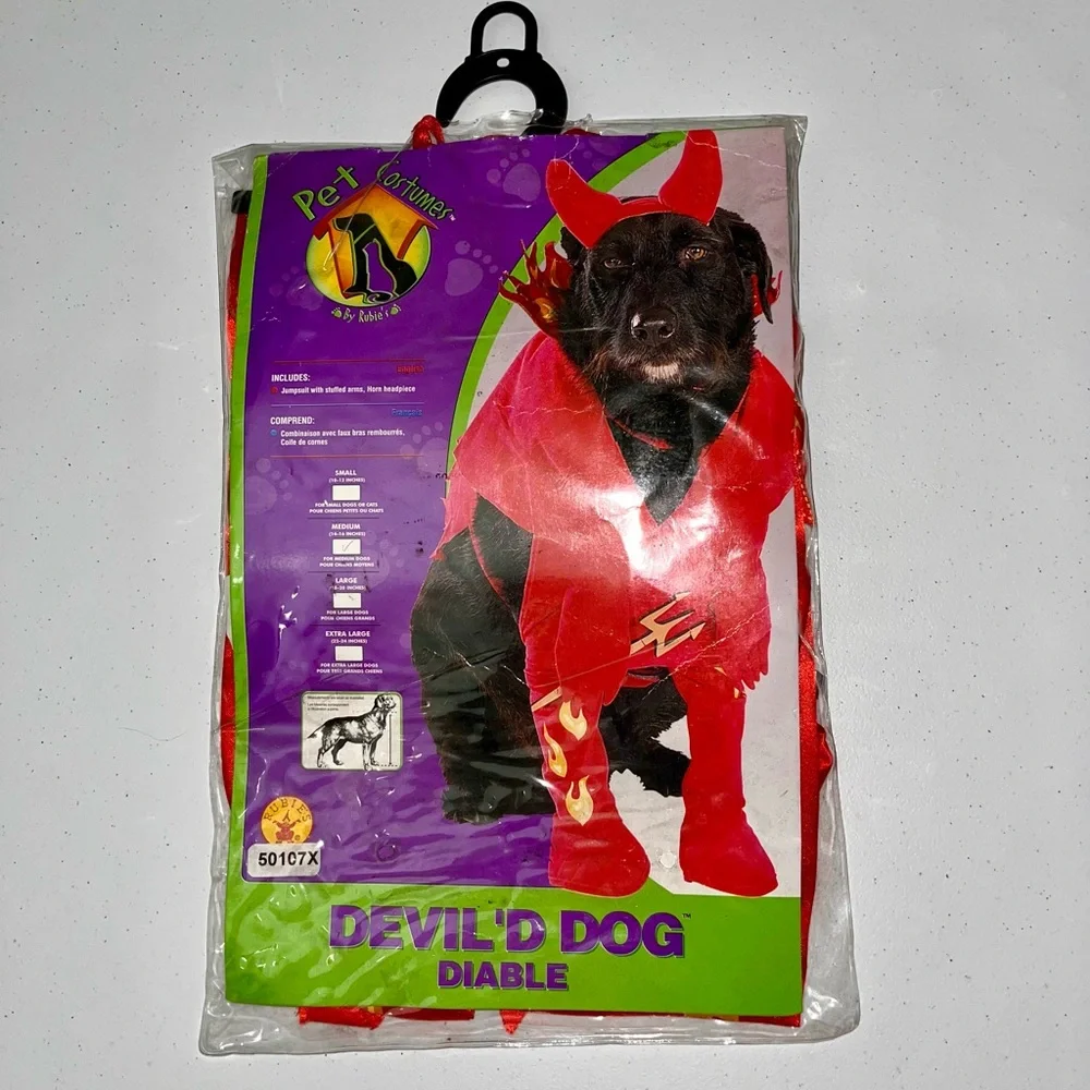 HOST PICK - NIBag Devil’d Dog Diable Pet Costume